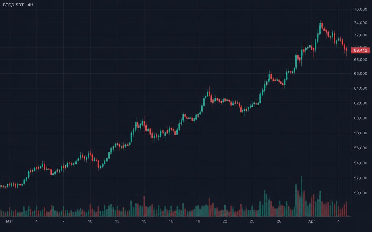Raw trading chart screenshot before AI analysis